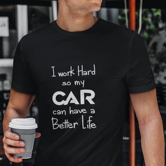 High Quality Car Lover T-Shirt Blank Meme Template
