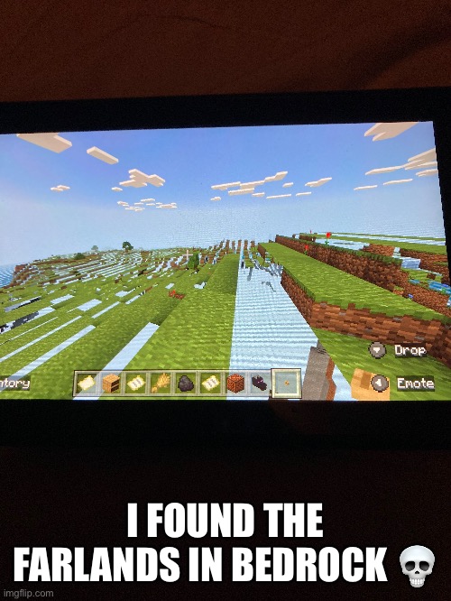 I FOUND THE FARLANDS IN BEDROCK 💀 | made w/ Imgflip meme maker