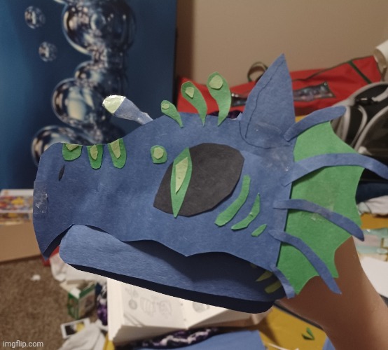 Yall like dragon puppets? | image tagged in dragon,paper,fish | made w/ Imgflip meme maker