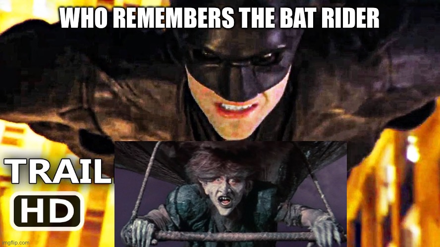 Bat rider | WHO REMEMBERS THE BAT RIDER | image tagged in never ending story,deleted scenes | made w/ Imgflip meme maker
