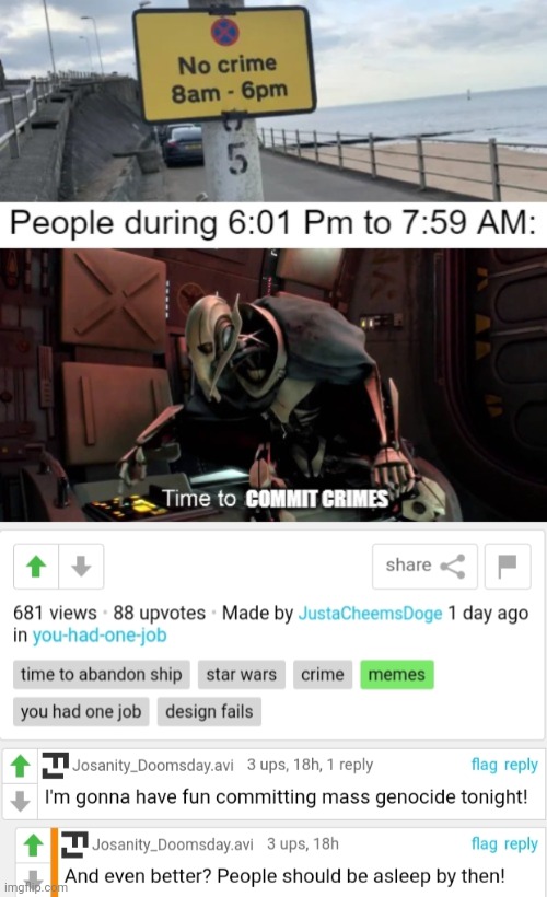*crimes intensifies* | image tagged in crime,cursed comments,meanwhile on imgflip,imgflip comments | made w/ Imgflip meme maker