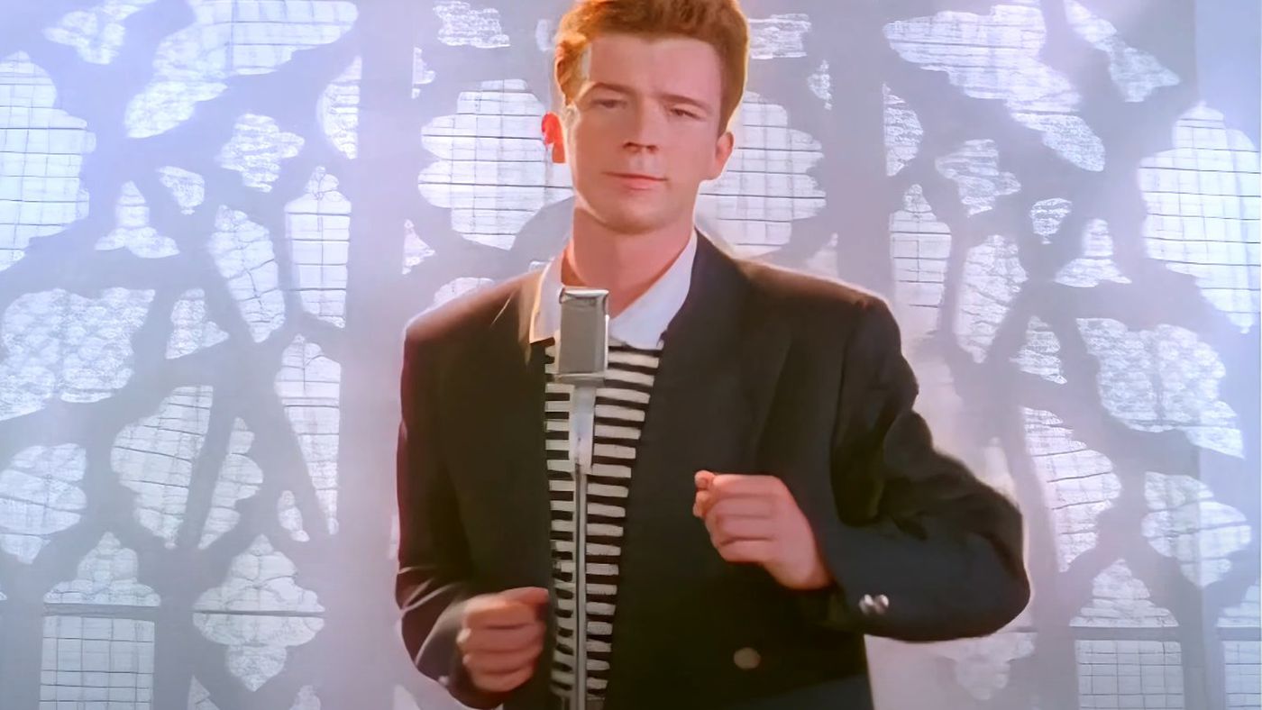 rick roll thank you for listening Blank Meme Template