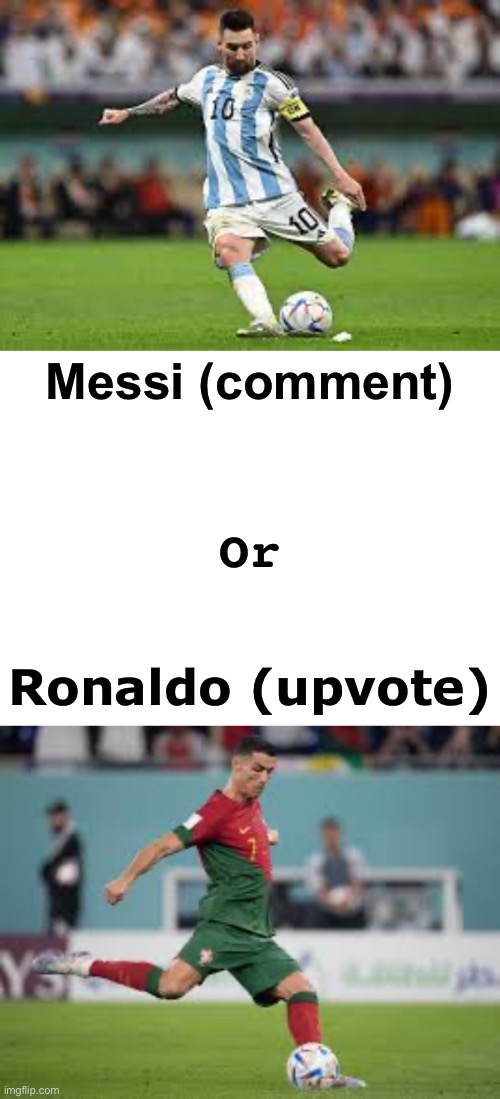 ronaldo better than messi meme