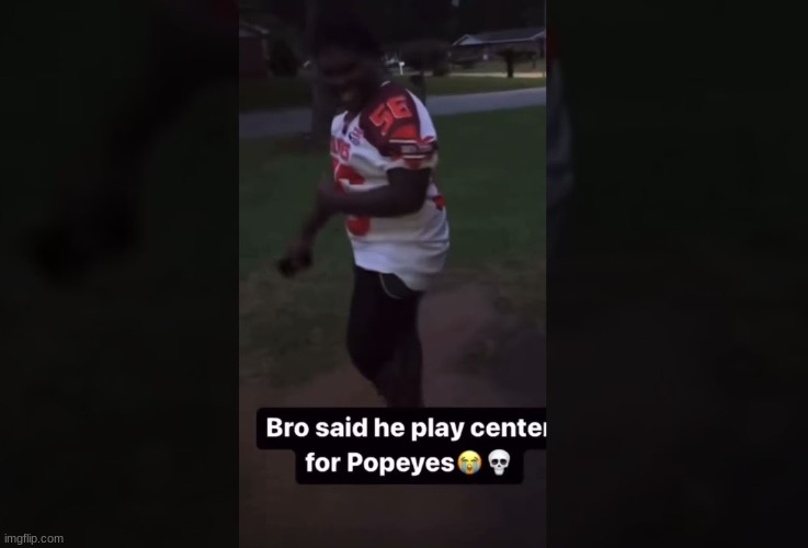 nah bro | image tagged in popeyes,football,call center | made w/ Imgflip meme maker