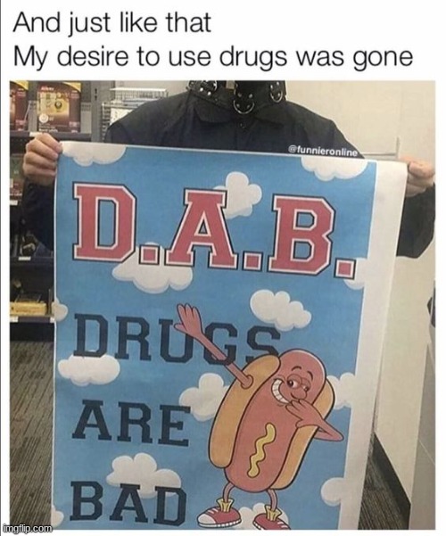 that hot dog looks like hes on some drugs tho- | made w/ Imgflip meme maker