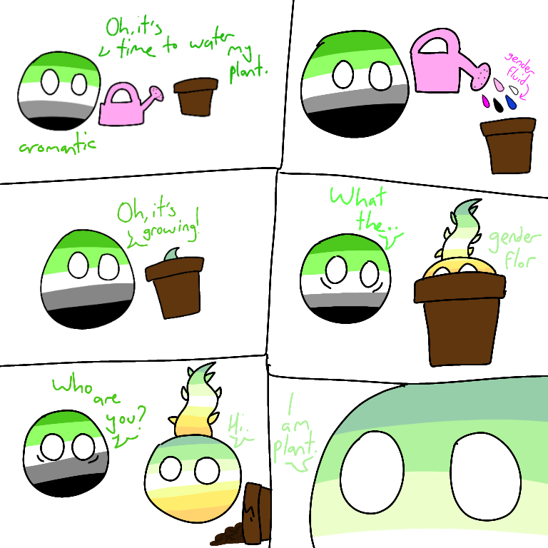 Genderflor is plant Blank Meme Template