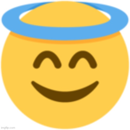 Angel Emoji | image tagged in angel emoji | made w/ Imgflip meme maker