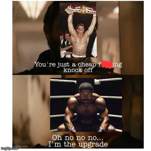 image tagged in creed,rocky balboa | made w/ Imgflip meme maker