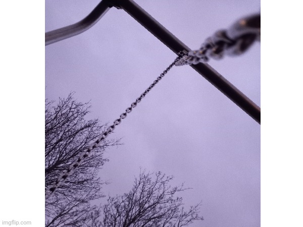 Took a photo in a playground of a swing set from an odd angle | image tagged in photography | made w/ Imgflip meme maker