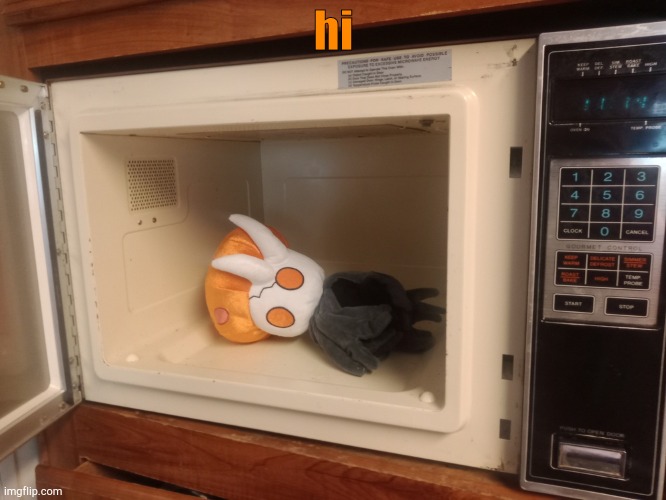 Broken Vessel in da microwave | hi | image tagged in broken vessel in da microwave | made w/ Imgflip meme maker