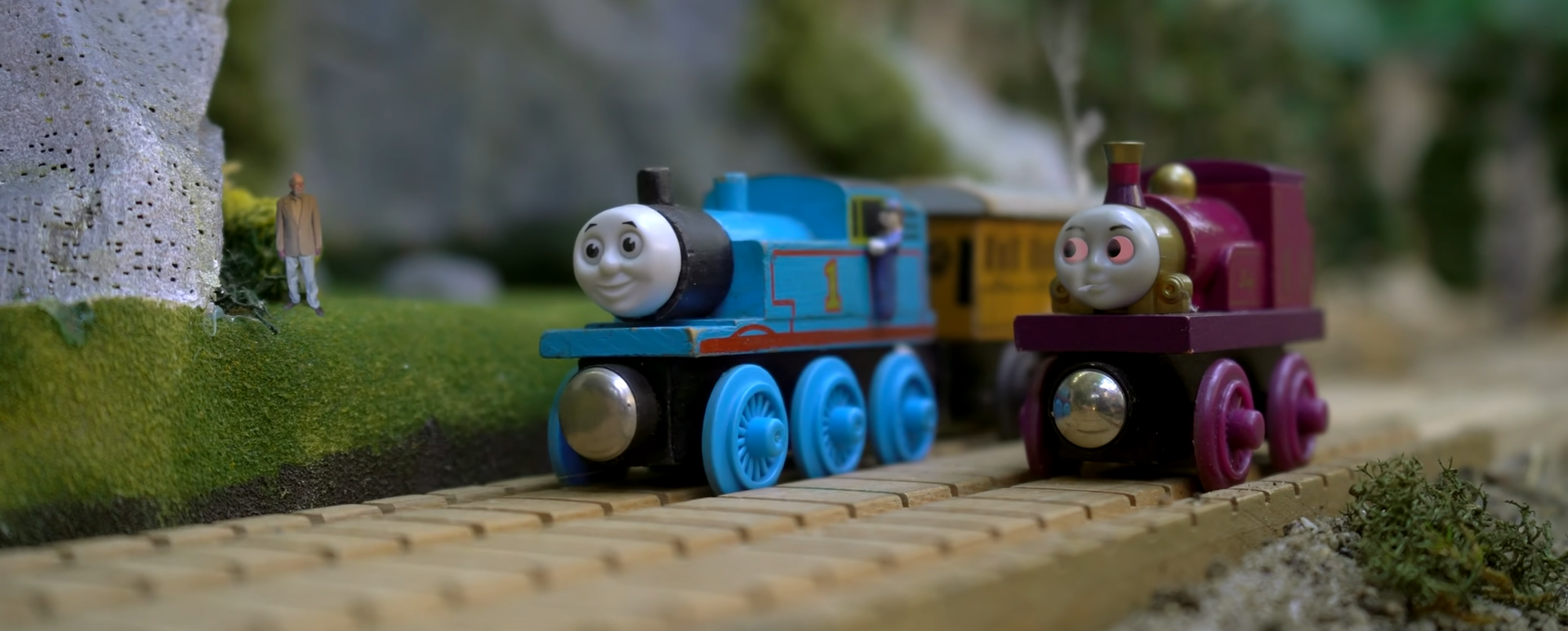 High Quality Thomas and Lady Blank Meme Template