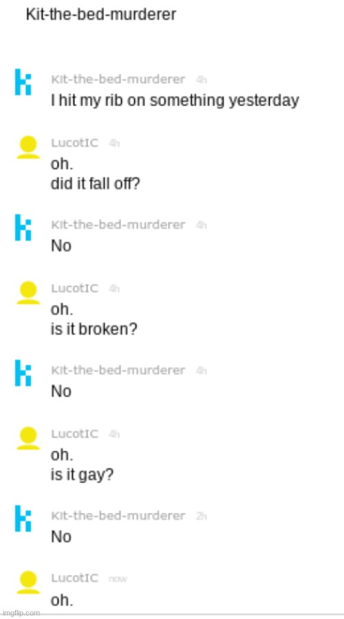 "oh." | made w/ Imgflip meme maker