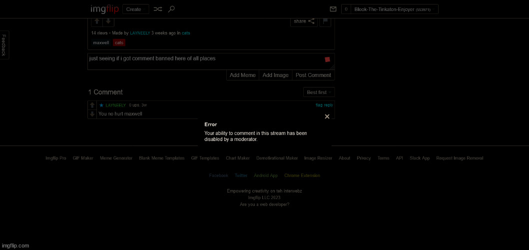 IT'S HERE OF ALL PLACES | made w/ Imgflip meme maker