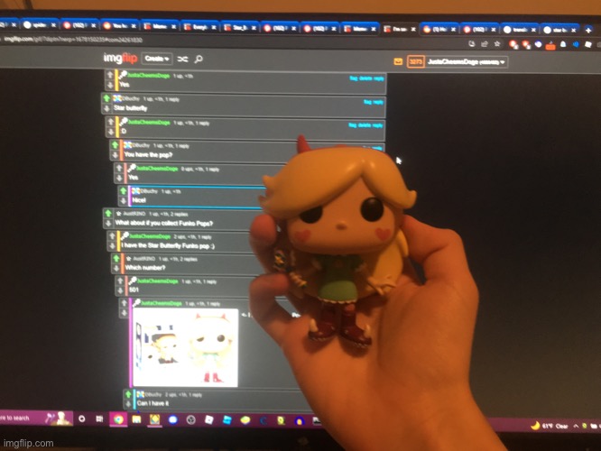 The Star Butterfly Funko Pop i have. | image tagged in star vs the forces of evil,funko pops,memes,funny | made w/ Imgflip meme maker