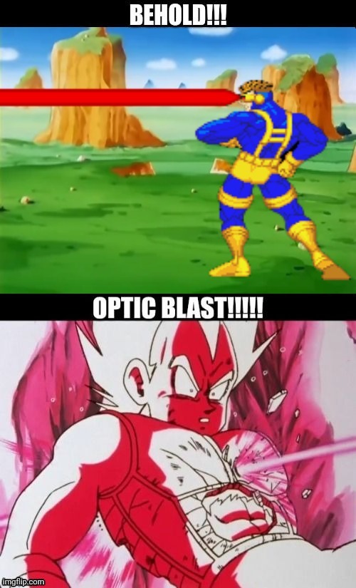image tagged in behold optic blast | made w/ Imgflip meme maker