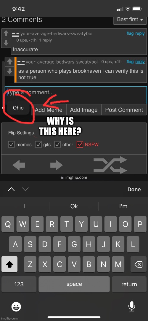 Recorded from phone | WHY IS THIS HERE? | made w/ Imgflip meme maker