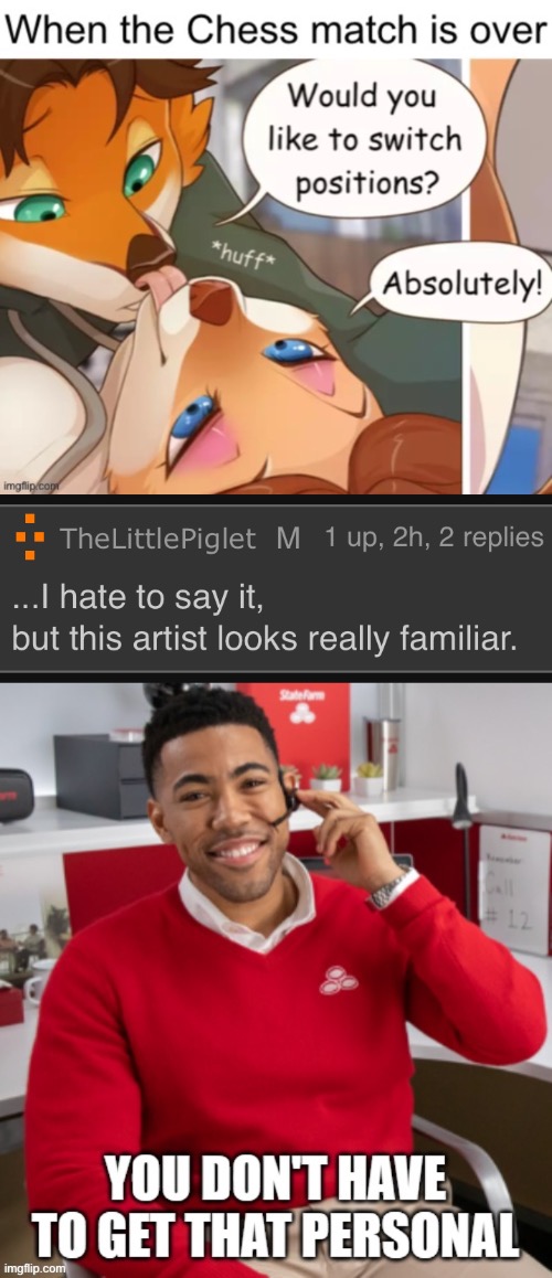 image tagged in you don't have to get that personal | made w/ Imgflip meme maker