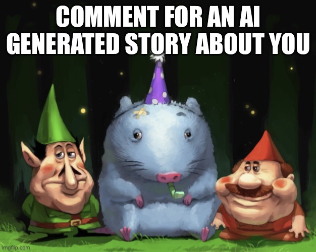 Lario rtx | COMMENT FOR AN AI GENERATED STORY ABOUT YOU | image tagged in lario rtx | made w/ Imgflip meme maker