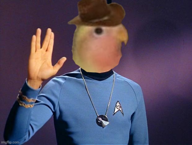Live long and gonb | image tagged in spock live long and prosper | made w/ Imgflip meme maker