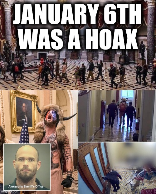 Release the political prisoners! | JANUARY 6TH
WAS A HOAX | image tagged in memes | made w/ Imgflip meme maker