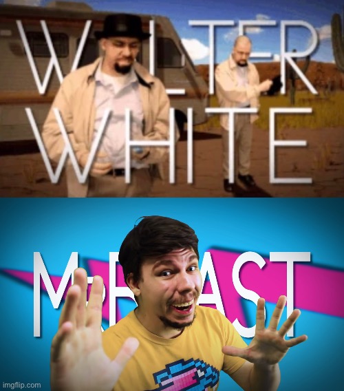 They’re same person | image tagged in fake mrbeast | made w/ Imgflip meme maker