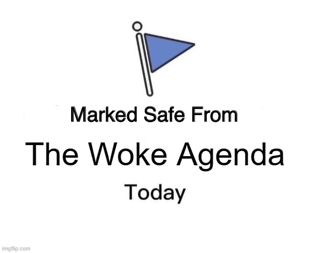 The Woke Agenda | The Woke Agenda | image tagged in memes,marked safe from,woke,lgbtq,transgender | made w/ Imgflip meme maker