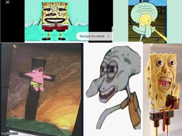 …… | image tagged in spongbob,cursed | made w/ Imgflip meme maker