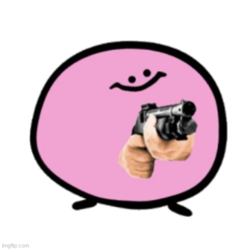 kirbo w/ shotgun | image tagged in kirbo w/ shotgun | made w/ Imgflip meme maker
