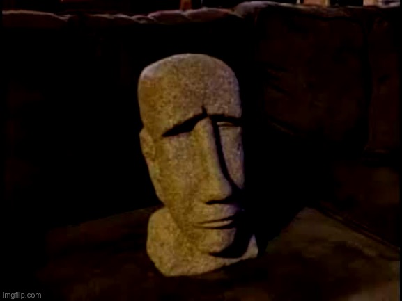 sad moyai | image tagged in sad moyai | made w/ Imgflip meme maker