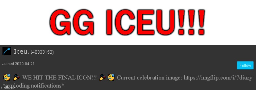 GG ICEU | GG ICEU!!! | image tagged in memes,funny | made w/ Imgflip meme maker