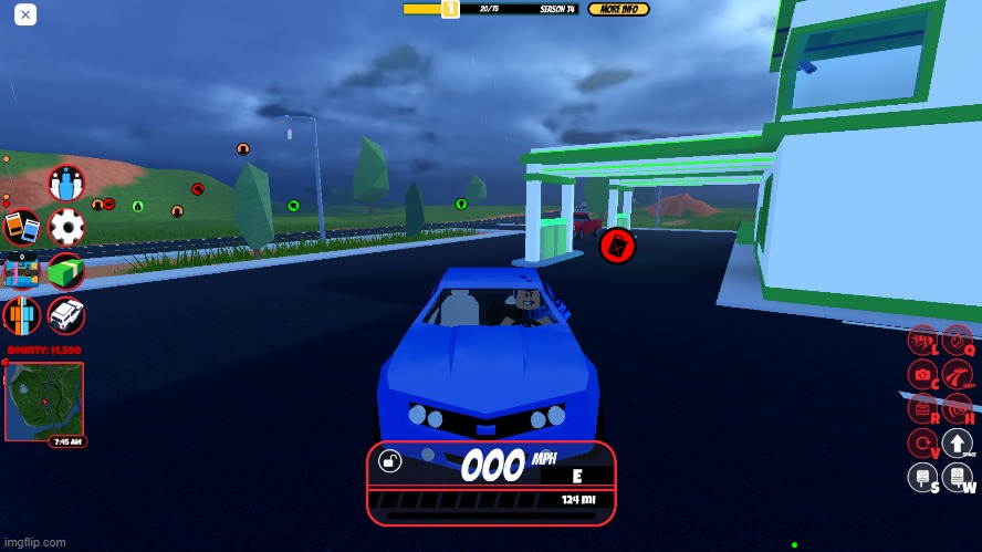 In da blue car | made w/ Imgflip meme maker