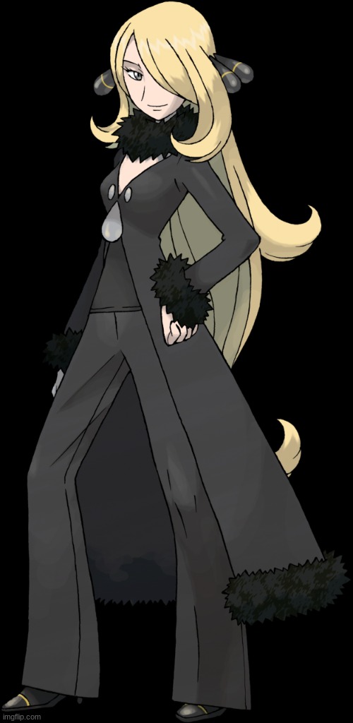 Pokemon Champion Cynthia | image tagged in pokemon champion cynthia | made w/ Imgflip meme maker