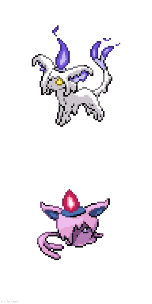 Espeon and Litwick fusions | made w/ Imgflip meme maker