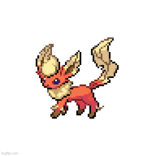 Flareafeon | image tagged in flareon,leafeon,fusion,pokemon,eeveelutions | made w/ Imgflip meme maker