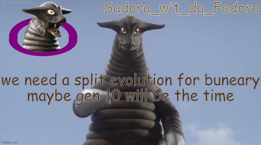 rw | we need a split evolution for buneary
maybe gen 10 will be the time | made w/ Imgflip meme maker