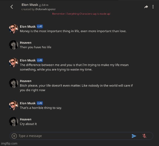 Casually bullying Elon musk | made w/ Imgflip meme maker