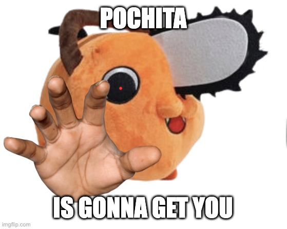 Pochita | POCHITA; IS GONNA GET YOU | image tagged in chainsaw man | made w/ Imgflip meme maker