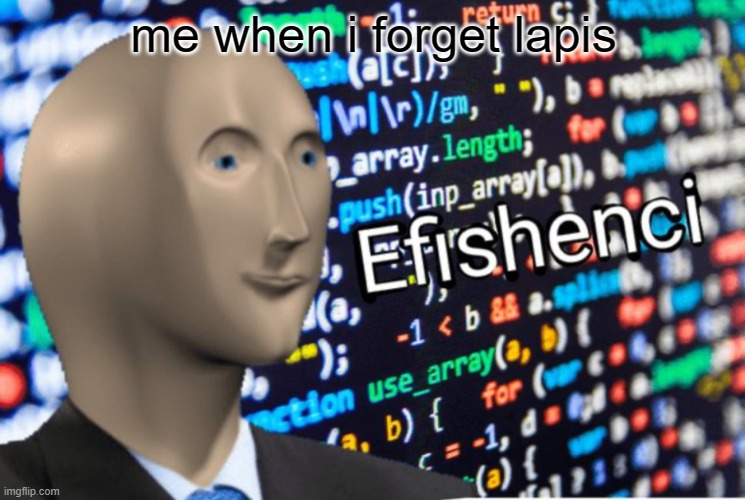 me when enchant | me when i forget lapis | image tagged in efficiency meme man,minecraft | made w/ Imgflip meme maker