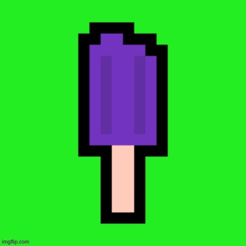 Purple popsicle | image tagged in purple popsicle | made w/ Imgflip meme maker