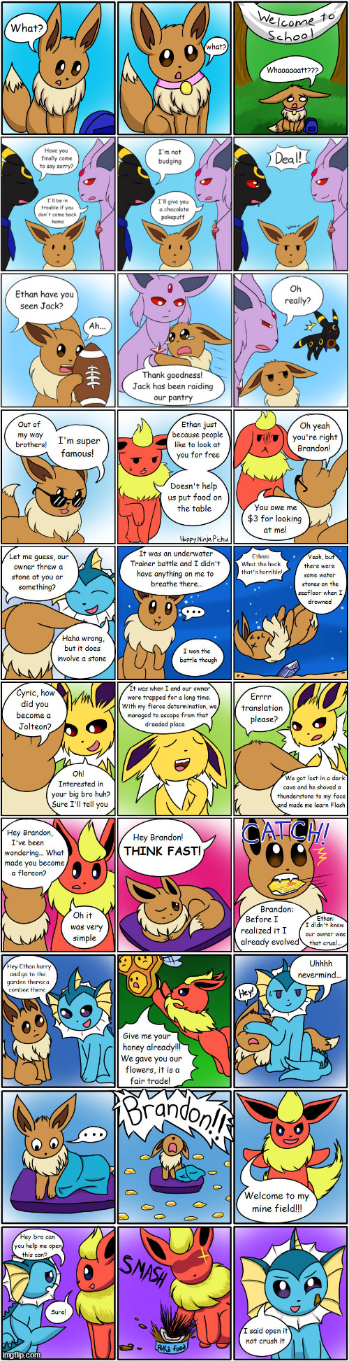 eevee army comics | made w/ Imgflip meme maker