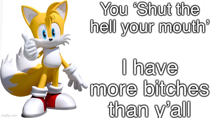 You ‘Shut the hell your mouth’; I have more bitches than y’all | made w/ Imgflip meme maker