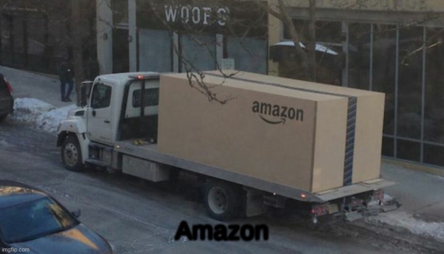 Amazon truck | Amazon | image tagged in amazon truck | made w/ Imgflip meme maker