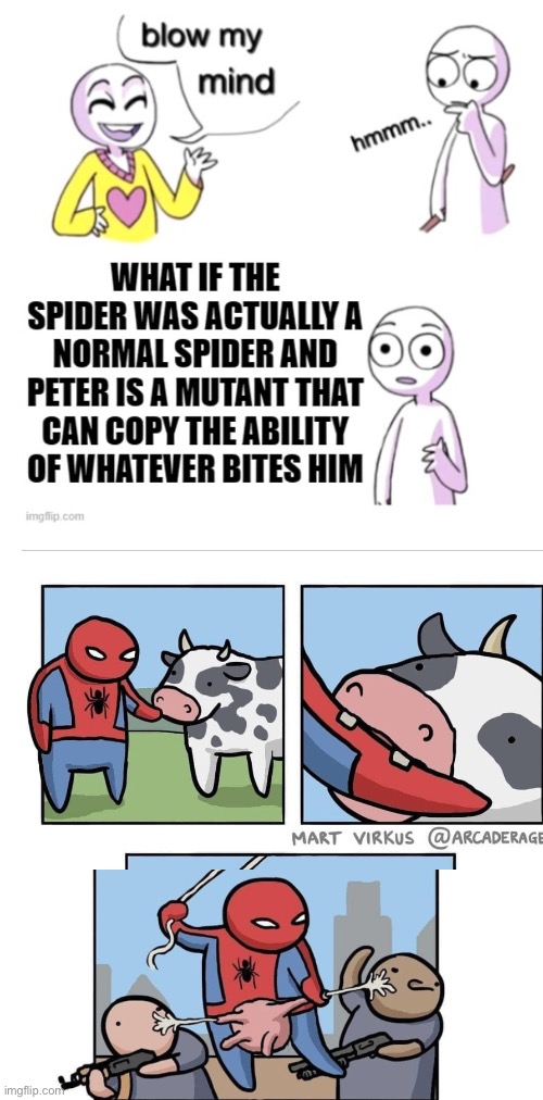 found this, formatted perfectly | image tagged in spiderman | made w/ Imgflip meme maker