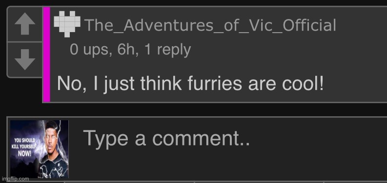 Purely a joke but I should post it | image tagged in anti furry | made w/ Imgflip meme maker