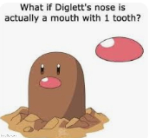 digglet | image tagged in pokemon | made w/ Imgflip meme maker