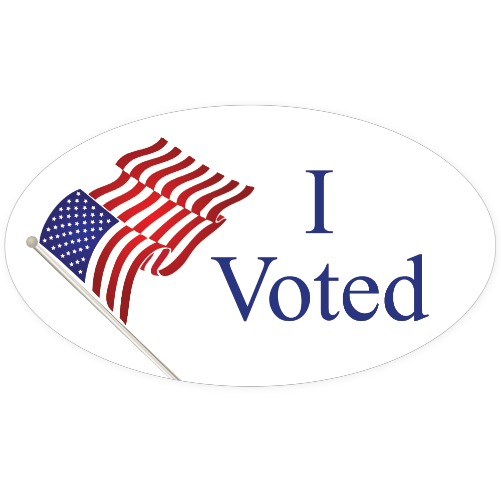 I Voted Sticker Blank Template Imgflip