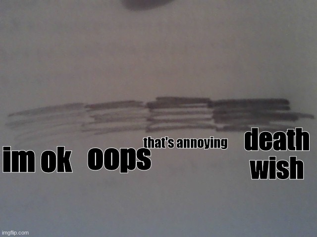 ranking how hard my pencil marks by feelings | oops; death wish; that's annoying; im ok | image tagged in angry moment | made w/ Imgflip meme maker