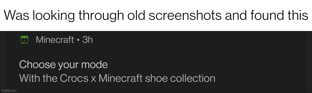 Was looking through old screenshots and found this | made w/ Imgflip meme maker