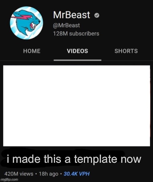 lmao | i made this a template now | image tagged in mrbeast thumbnail template | made w/ Imgflip meme maker