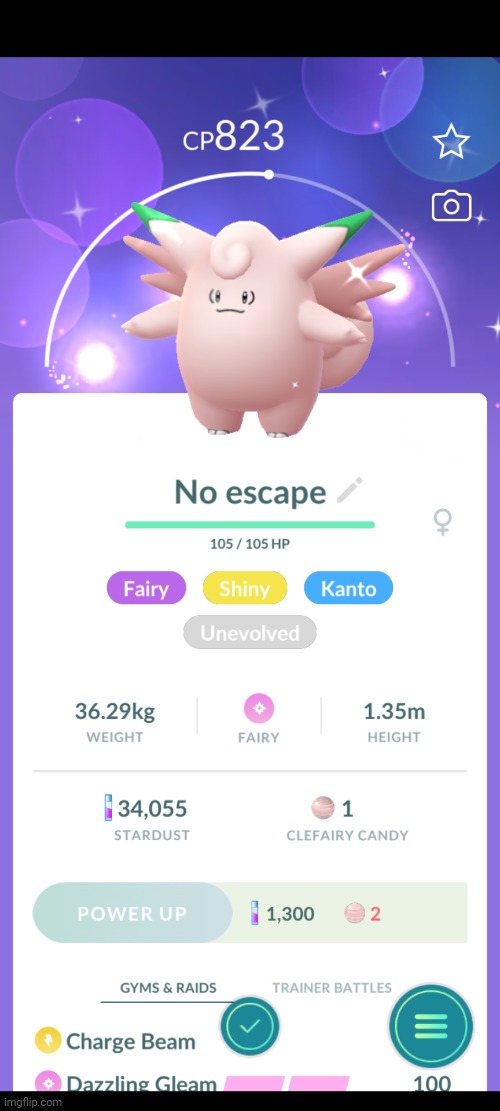 No Escape Clefable | image tagged in no escape clefable | made w/ Imgflip meme maker